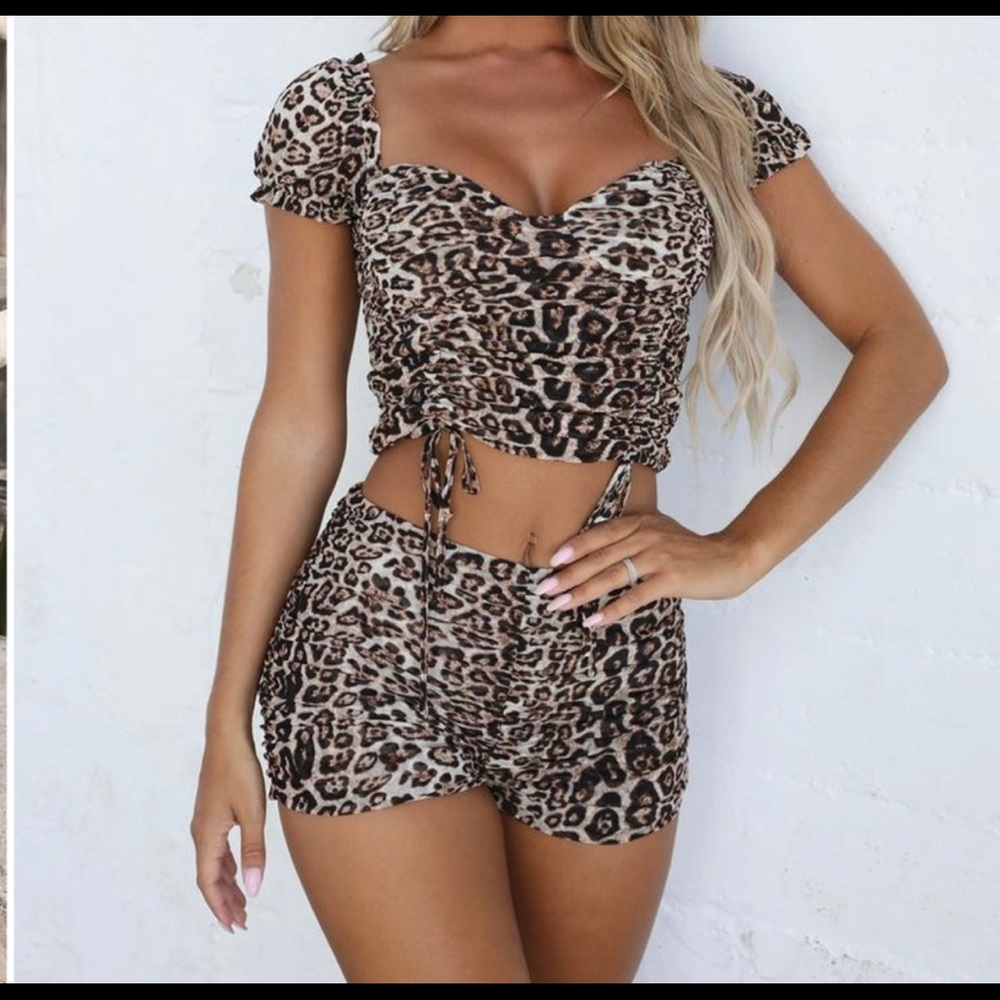 Tiger Mist Cheetah Print Top